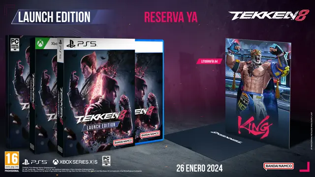 Litografia Exclusiva A4 Tekken 8 - Diseño por confirmar*