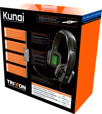 Comprar Auricular Tritton Kunai Negro (PS4-XONE-MP3) - PS4