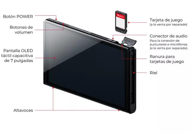 Comprar Nintendo Switch Modelo Oled (Rojo/Azul) Switch Modelo Oled Rojo/Azul screen 7