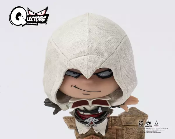 Reservar Figura Ezio Leap of Faith Estatua PVC Qlectors Assassin's Creed 15 cm Figuras de Videojuegos