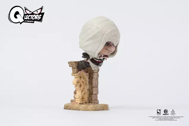 Reservar Figura Ezio Leap of Faith Estatua PVC Qlectors Assassin's Creed 15 cm Figuras de Videojuegos