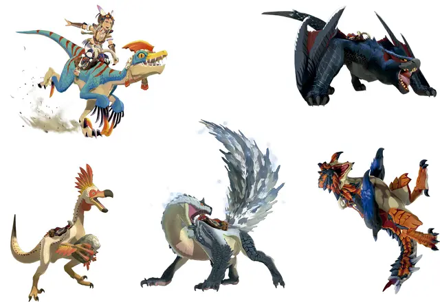 Set de Pegatinas Exclusivas Monster Hunter Stories