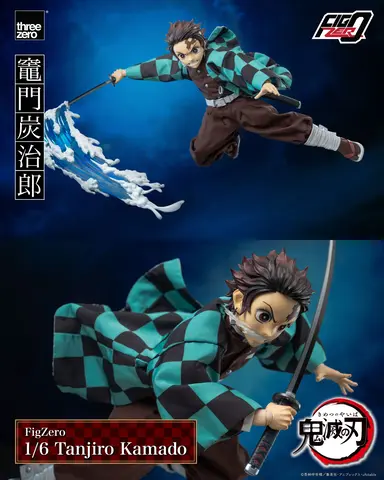 Reservar Figura Tanjiro Kamado Demon Slayer FigZero ThreeZero 27cm Figuras de Videojuegos Estándar