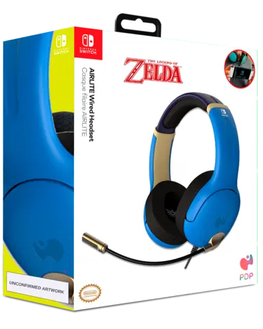 Comprar Airlite Headset Wired Hyrule Blue Zelda Licenciado Switch