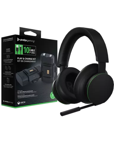 Auriculares Inalámbricos Xbox Series + Kit Juega & Carga Xbox