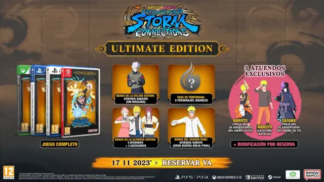 Comprar Naruto X Boruto Ultimate Ninja Storm Connections Ultimate Edition Switch Estándar | Código Descarga