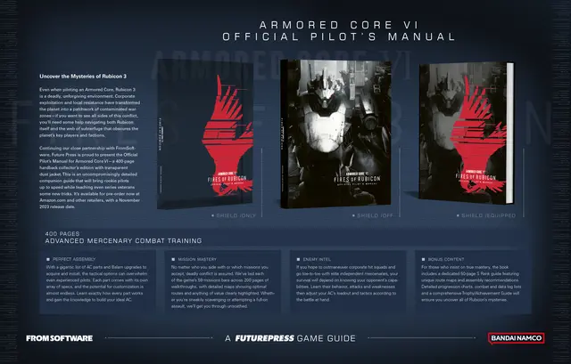 Comprar Manual del Piloto/Guía Armored Core VI: Fires of Rubicon Guías de estrategía Coleccionista