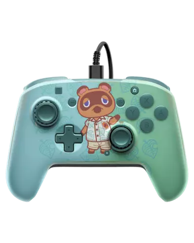 Comprar Faceoff Deluxe Audio Wired Controller Animal Crossing Lic Switch