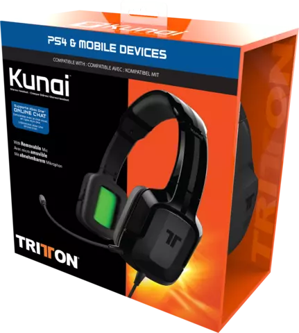 Auricular Tritton Kunai Negro (PS4-XONE-MP3) -