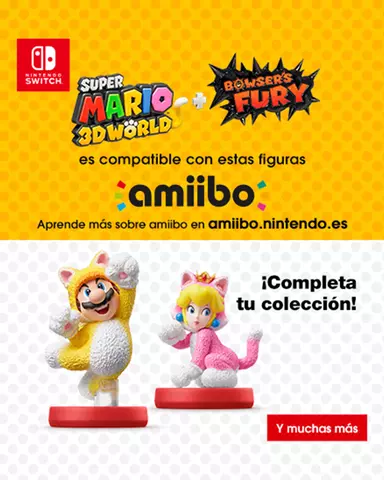 amiibo Compatibles con Super Mario 3D World + Bowser's Fury
