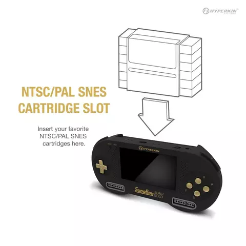 Comprar Consola SupaBoy Portatil Super NES/Famicom - Black Gold Estándar