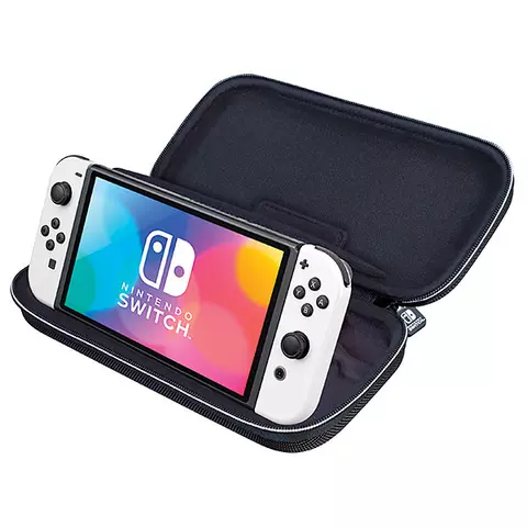 Comprar Funda Deluxe Travel Case Blanca/Negra Licenciada Switch