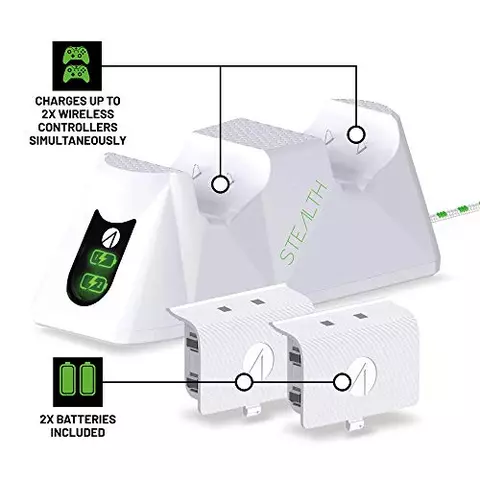 Comprar Pack Doble Estaciones de Carga Dock Blanco Xbox Series Blanco