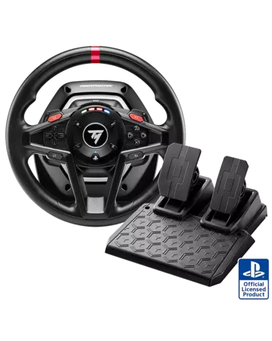 Volante T128 Thrustmaster Force Feedback + Pedales PS5/PS4/PC Licenciado