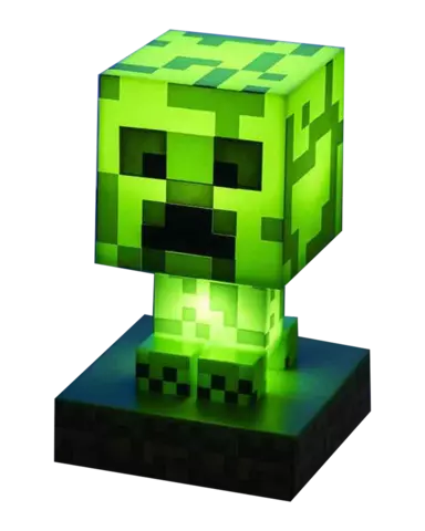 Lampara Icon Minecraft Creeper 10 cm