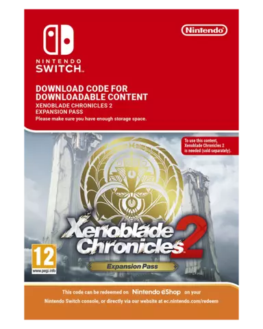 Comprar Xenoblade Chronicles 2 Pase de Expansión Switch Expansión