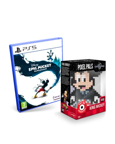 Reservar Disney Epic Mickey: Rebrushed + Pixel Pals Kingdom Hearts King Mickey PS5 Pack Pixel Pals