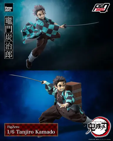 Reservar Figura Tanjiro Kamado Demon Slayer FigZero ThreeZero 27cm Figuras de Videojuegos Estándar