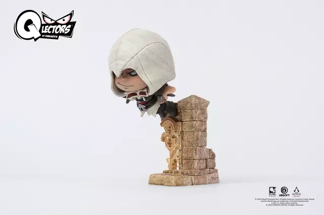 Reservar Figura Ezio Leap of Faith Estatua PVC Qlectors Assassin's Creed 15 cm Figuras de Videojuegos