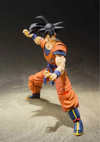 Reservar Figura Son Goku Saiyan Raised On Earth 14 cm Dragon Ball Z SH Figuarts Re-Run Figuras de Videojuegos Estándar