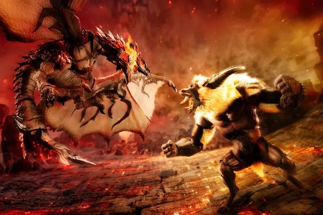 Reservar Figura Furious Rajang Monster Hunter SH Monster Arts 20cm Figuras de Videojuegos Estándar