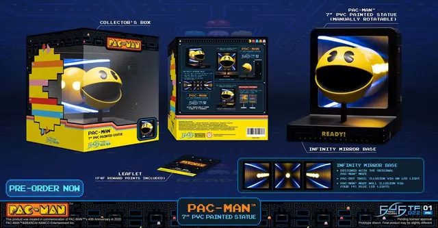 Comprar Figura Pac-Man con Expositor Infinito 18 cm Figuras de Videojuegos Estándar