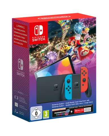 Comprar Nintendo Switch OLED + Mario Kart 8 Deluxe + 3 meses online Switch Pack Mario Kart 8