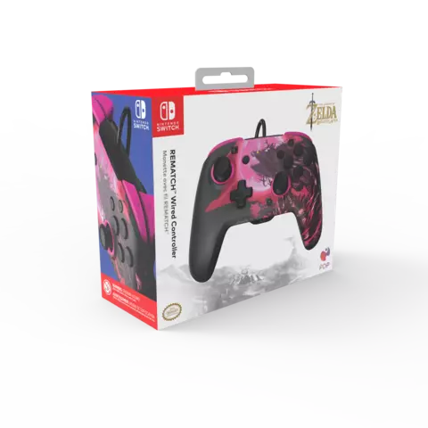 Comprar Rematch Wired Controller Zelda Calamity Ganon Licenciado Switch