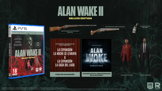 Reservar Alan Wake 2 Deluxe Edition PS5 Deluxe