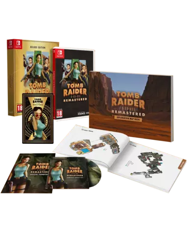 Tomb Raider I-III: Remastered Starring Lara Croft Deluxe - Import PAL