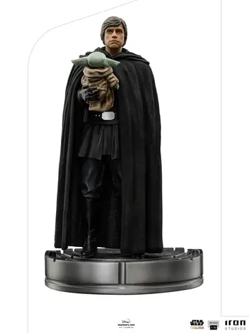 Comprar Figura Art Scale Star Wars The Mandalorian Luke Skywalker Y Grogu The Child Figuras de Videojuegos