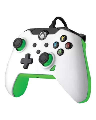 Comprar Mando Neon White Blanco/Verde Licenciado con Cable + Auriculares Gaming LVL1 Blanco Camo Xbox Series
