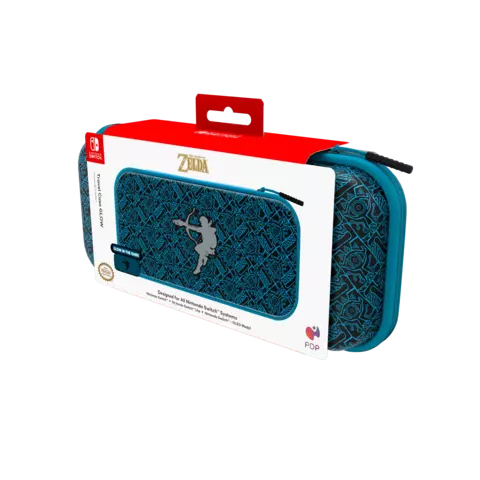 Comprar Mando con Cable Link Remath Glow TLOZ + Funda Link Glow Deluxe Travel Case TLOZ  Switch