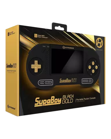 Comprar Consola SupaBoy Portatil Super NES/Famicom - Black Gold Estándar