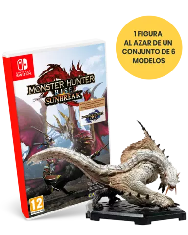 Comprar Monster Hunter Rise: Sunbreak + Figura Monster Hunter Vol.16 al Azar Switch Pack Figura Vol.16