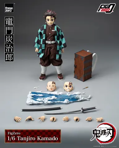 Reservar Figura Tanjiro Kamado Demon Slayer FigZero ThreeZero 27cm Figuras de Videojuegos Estándar