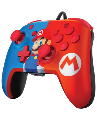 Comprar Faceoff Deluxe Audio Wired Controller Mario Licenciado Switch