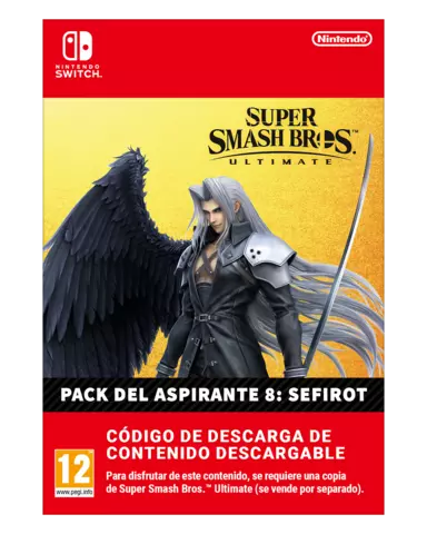 Comprar Super Smash Bros. Ultimate - Pack del Aspirante 8: Sephiroth Switch Nintendo eShop