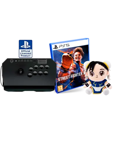 Comprar Joystick Drone 2 Qanba con Licencia Oficial Playstation + Street Fighter 6 + Peluche Chun li PS5 Pack Drone 2