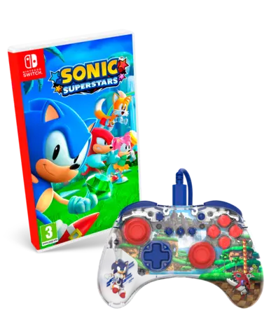 Comprar Sonic Superstars + Mando Sonic Realmz con Licencia Oficial Nintendo Switch Switch Pack Mando Sonic Realmz