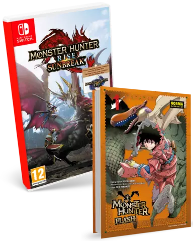 Comprar Monster Hunter Rise: Sunbreak + Manga Monster Hunter Flash Switch Pack Manga