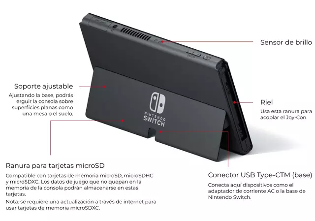 Comprar Nintendo Switch Modelo Oled (Rojo/Azul) Switch Modelo Oled Rojo/Azul screen 8