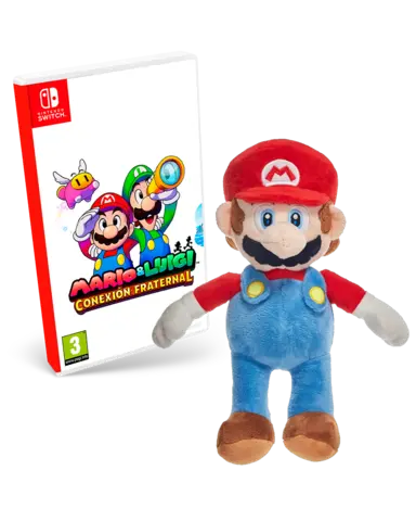 Reservar Mario & Luigi: Conexión Fraternal + Peluche Mario 15 cm Switch Pack Mario