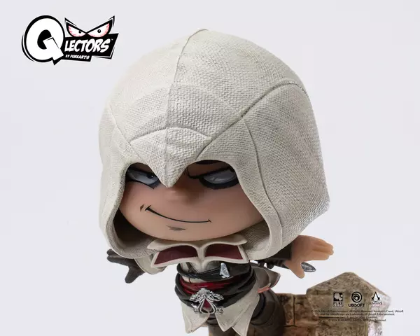 Reservar Figura Ezio Leap of Faith Estatua PVC Qlectors Assassin's Creed 15 cm Figuras de Videojuegos