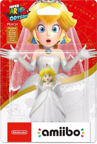 Figura Amiibo Peach Boda (Serie Super Mario)