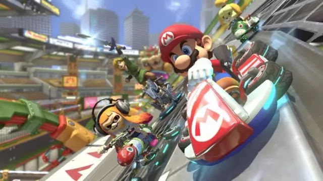 Comprar Mario Kart 8 Deluxe + Volante Wheel Pro Hori Licenciado Switch Pack Volante screen 1 - 01.jpg
