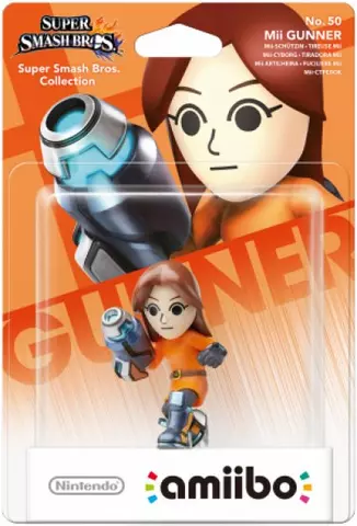 Figura Amiibo Mii Gunman (Tiradora Mii) (Serie SSB)