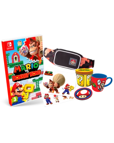 Comprar Mario Vs Donkey Kong Pack Caja Regalo Switch Pack caja y riñonera