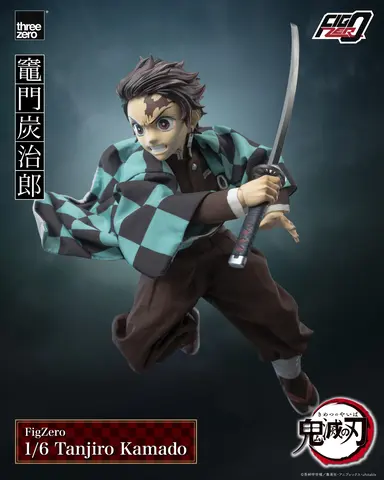 Reservar Figura Tanjiro Kamado Demon Slayer FigZero ThreeZero 27cm Figuras de Videojuegos Estándar