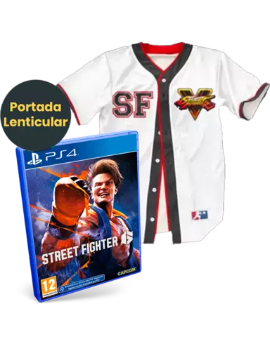 Comprar Street Fighter 6 Edición Lenticular + Camiseta Blanca Street Fighter V Talla S PS4 Pack Camiseta Blanca Talla S